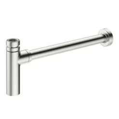 Crosswater Millennium Tall Bottle Trap - Brushed Stainless Steel Effect