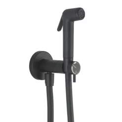Crosswater MPRO Matt Black Integrated Douche Valve, Handset & Holder
