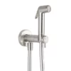 Crosswater MPRO Brushed Stainless Steel Integrated Douche Valve, Handset & Holder