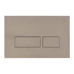 Crosswater MPRO Stainless Steel Effect Dual Flush Plate