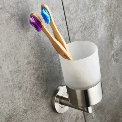 Victorian Plumbing Premium 316 Stainless Steel Single Tumbler & Holder