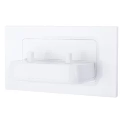 Proofvision Oral-B In Wall Electric Toothbrush Twin Charger - White Plastic