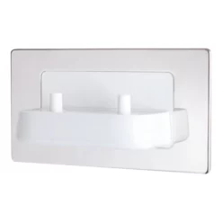 Proofvision Oral-B In Wall Electric Toothbrush Twin Charger - Polished Steel