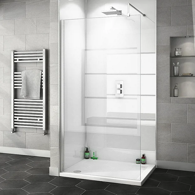 Victorian Plumbing Orion Gloss White Shower Wall Panel - 2400 X 1000mm 1 Victorian Plumbing Orion Gloss White Shower Wall Panel - 2400 X 1000mm