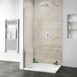 Victorian Plumbing Orion Pergamon Marble Shower Wall Panel - 2400 X 1000mm -smedbo shop pvc2410pema d2
