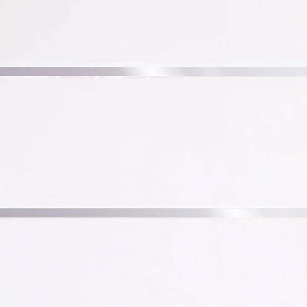 Victorian Plumbing Orion White Gloss Silver Embedded 2700x250x8mm PVC Shower Wall/Ceiling Panels 1 Victorian Plumbing Orion White Gloss Silver Embedded 2700x250x8mm PVC Shower Wall/Ceiling Panels