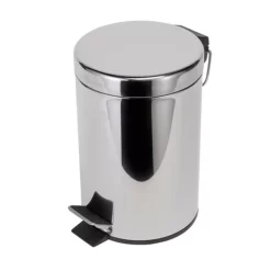 Croydex 3 Litre Stainless Steel Pedal Bin -smedbo shop qa107205ai1