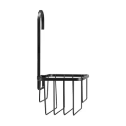 Croydex Matt Black Hook Over Shower Caddy -smedbo shop qm260421 d2