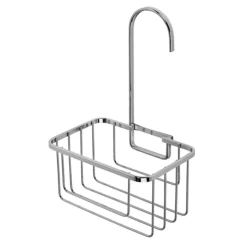 Croydex Hanging Shower Riser Rail Caddy - Chrome Plated -smedbo shop qm260441ai1