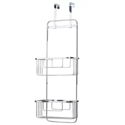 Croydex Hanging Double Storage Basket - Chrome Plated -smedbo shop qm261241ai1