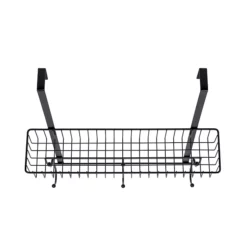 Croydex Matt Black Large Hook Over Shower Caddy 6 Croydex Matt Black Large Hook Over Shower Caddy -smedbo shop qm262121 d1