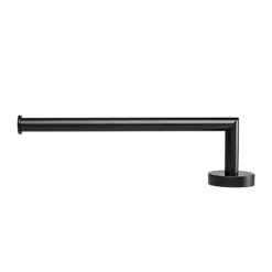 Croydex Black Epsom Flexi-Fix Towel Bar -smedbo shop qm481521 d1