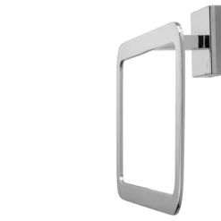Croydex Cheadle Flexi-Fix Towel Ring - Chrome -smedbo shop qm511541ai1