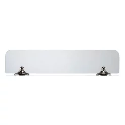 Croydex Grosvenor Flexi-Fix Glass Shelf - Gold