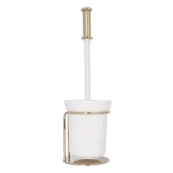 Croydex Grosvenor Flexi-Fix Toilet Brush & Holder - Gold