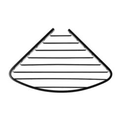 Croydex Matt Black Corner Shower Basket -smedbo shop qm775921 d1