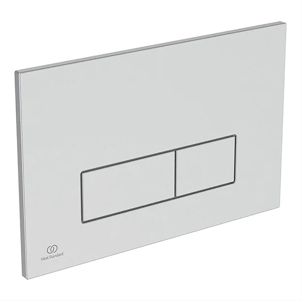 Ideal Standard Oleas M2 Matt Chrome Mechanical Dual Flush Plate 2 Ideal Standard Oleas M2 Matt Chrome Mechanical Dual Flush Plate - Image 2