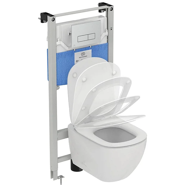 Ideal Standard Oleas M2 Matt Chrome Mechanical Dual Flush Plate 4 Ideal Standard Oleas M2 Matt Chrome Mechanical Dual Flush Plate - Image 4