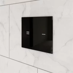 Ideal Standard Symfo NT1 Black Touchless Glass Dual Flushplate -smedbo shop r0129rx d1
