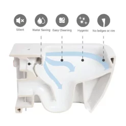 smedbo shop 11 RAK Ceramic RAK Compact Special Needs Extended Projection Rimless CC Toilet - Seat Selection