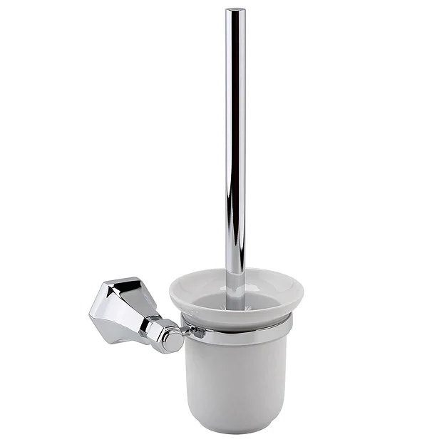 RAK Ceramic RAK Washington Art Deco Toilet Brush & Holder 1 RAK Ceramic RAK Washington Art Deco Toilet Brush & Holder