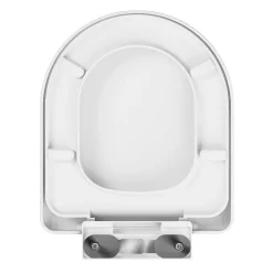 Victorian Plumbing D-Shaped Rapid Fix Soft Close Toilet Seat -smedbo shop rfix7 d3