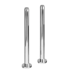 Urlington Bathroom Burlington Riviera Art Deco Chrome Standpipes For Freestanding Bath Taps