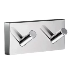 Smedbo House - Polished Chrome Double Towel Hook