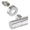 Crosswater Exposed Thermostatic Shower Unions With Integrated Shutoff