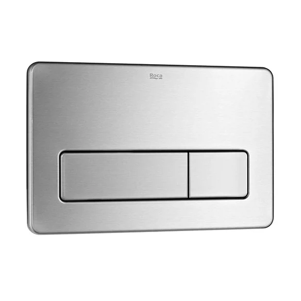 Roca PL3 Dual Stainless Steel Flush Plate 1 Roca PL3 Dual Stainless Steel Flush Plate
