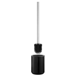 Victorian Plumbing Rondo Black Toilet Brush & Holder