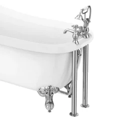 Chatsworth Luxury Roll Top Bath Pack - Chrome -smedbo shop rtbpn n d1