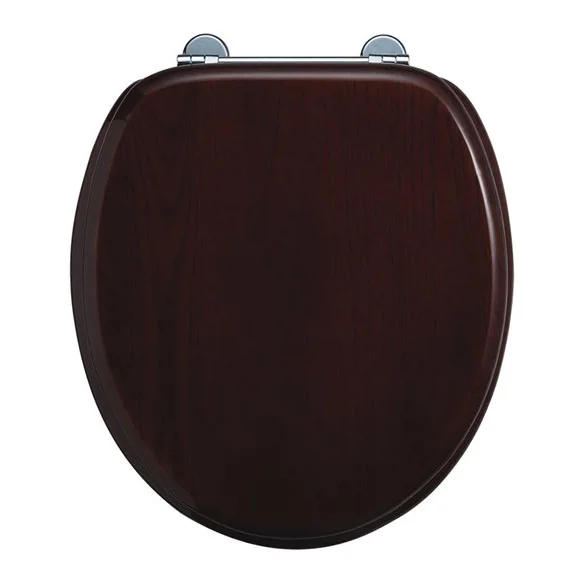Urlington Bathroom Burlington Bar Hinged Mahogany Toilet Seat 1 Urlington Bathroom Burlington Bar Hinged Mahogany Toilet Seat