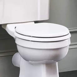 Urlington Bathroom Burlington Soft Close Toilet Seat - Gloss White Seat