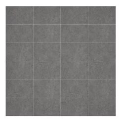 Multipanel Tile Effect Grey Mineral H2400 X W598mm Bathroom Wall Panel - Hydrolock Tongue And Groove