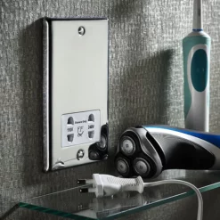 Sensio Furniture Lighting Solution Sensio Dual Voltage Shaver Socket - Chrome