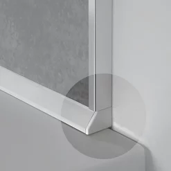 Showerwall - Sealux End Caps - White