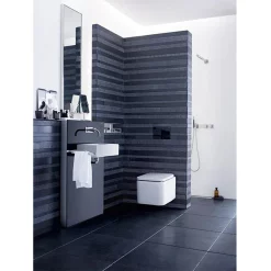 Geberit - Touchless Dual Flush For UP720 Cistern - Sigma80 - Black Glass