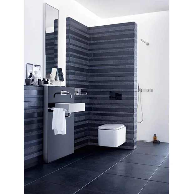 Geberit - Touchless Dual Flush For UP720 Cistern - Sigma80 - Black Glass 1 Geberit - Touchless Dual Flush For UP720 Cistern - Sigma80 - Black Glass