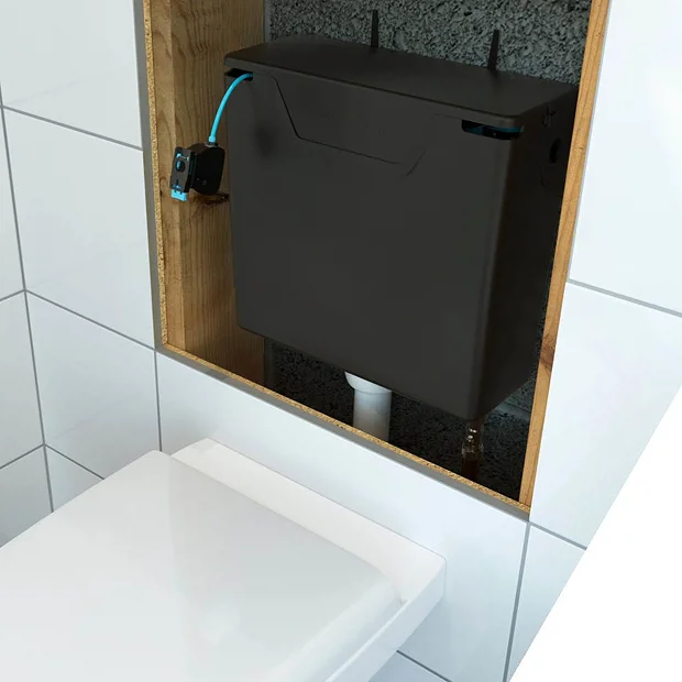 Viva Sanitary Fitting Viva Skylo Bottom & Side Entry Black Concealed Cistern 1 Viva Sanitary Fitting Viva Skylo Bottom & Side Entry Black Concealed Cistern