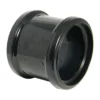 FloPlast 110mm Black Double Socket Pipe Coupling