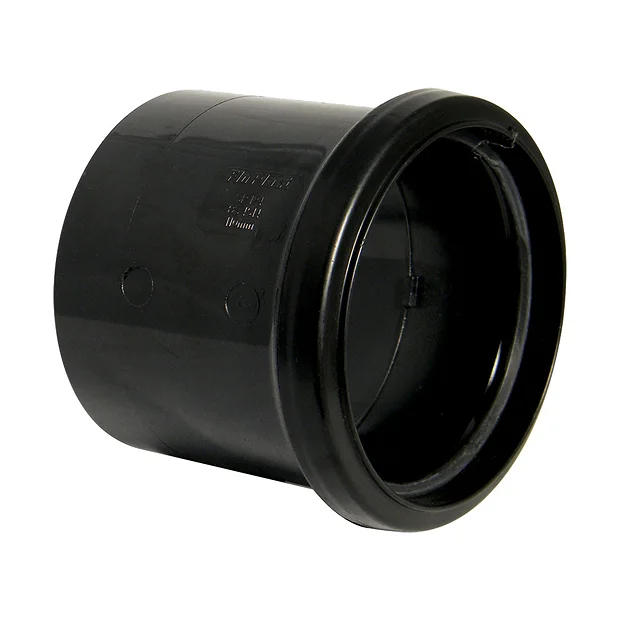 FloPlast 110mm Black Single Socket Pipe Coupling 1 FloPlast 110mm Black Single Socket Pipe Coupling