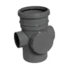 FloPlast 110mm Anthracite Grey Access Pipe