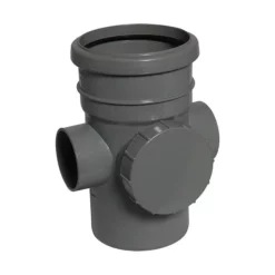 FloPlast 110mm Anthracite Grey Access Pipe