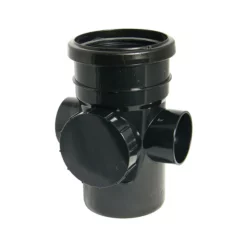 FloPlast 110mm Black Access Pipe