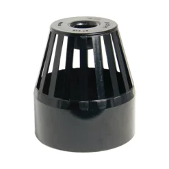 FloPlast 110mm Black Vent Terminal
