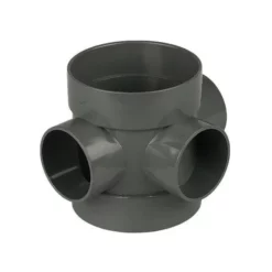 FloPlast 110mm Anthracite Grey Short Boss Pipe