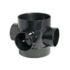 FloPlast 110mm Black Short Boss Pipe