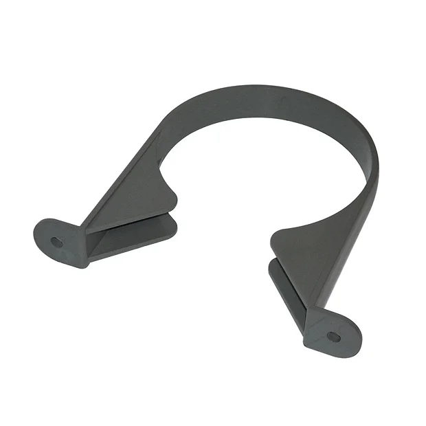 FloPlast 110mm Anthracite Grey Soil Pipe Clip 1 FloPlast 110mm Anthracite Grey Soil Pipe Clip