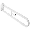 Twyford Bathroom Twyford Disability Hinged Support Rail & Toilet Roll Holder - White